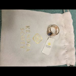 Kendra Scott Ring. Abalone stone/rose gold. Size 8
